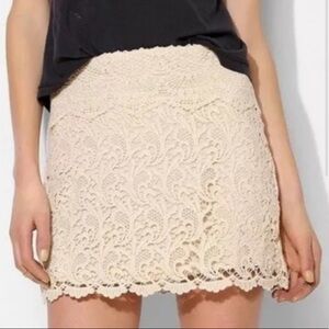 Urban Outfitters crocheted mini skirt